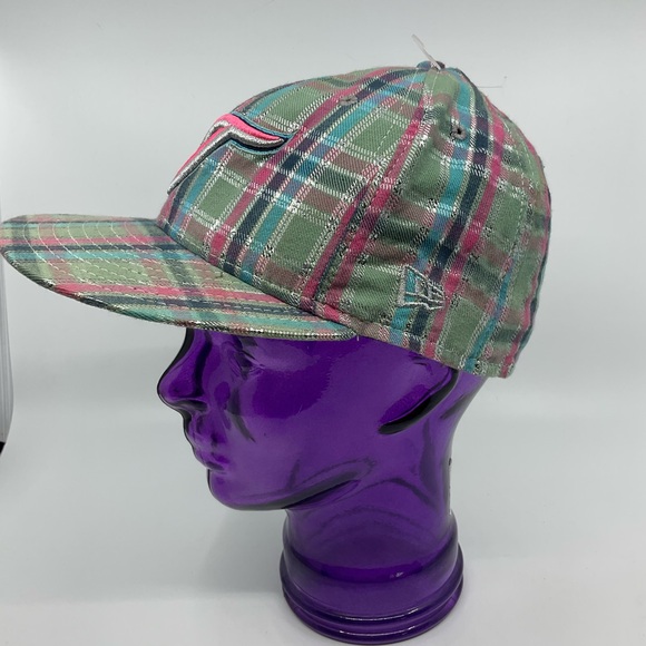 New Era Toronto Blue Jays Metallic Plaid Baseball Hat - Picture 3 of 7